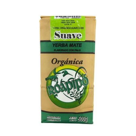 yerba roapipo organica suave 500g