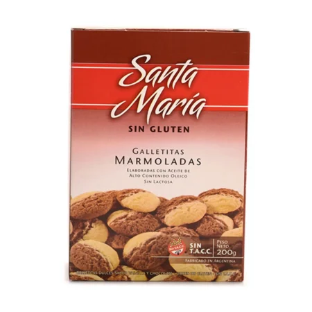 Galletitas Santa María marmoladas 200 g. sin TACC