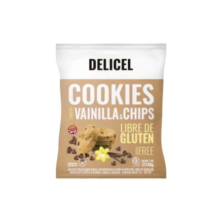 DELICEL Galletitas de vainilla y chips sin TACC 150 gr