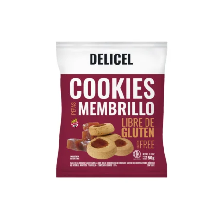 DELICEL Pepas de membrillo sin TACC 200 gr