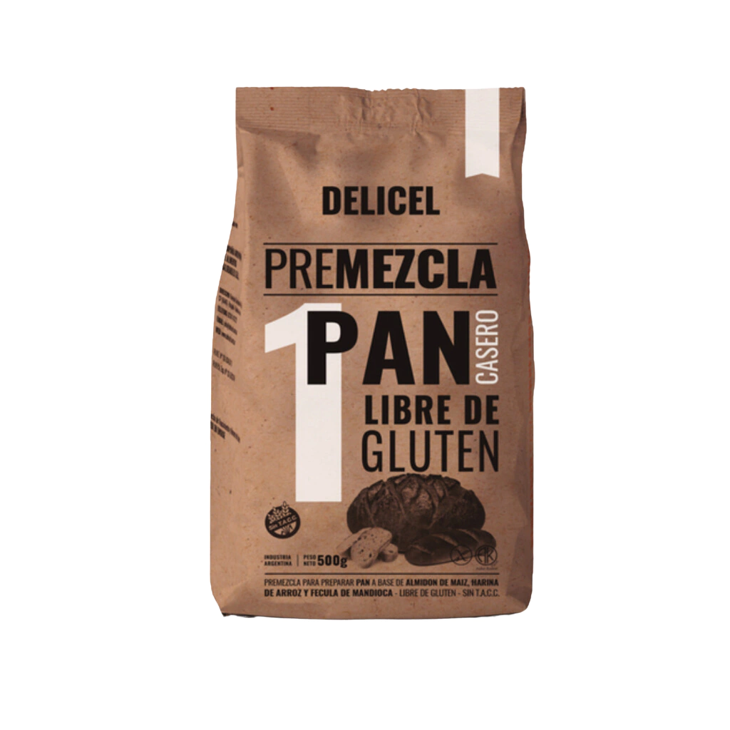 DELICEL Premezcla pan sin TACC 500 gr