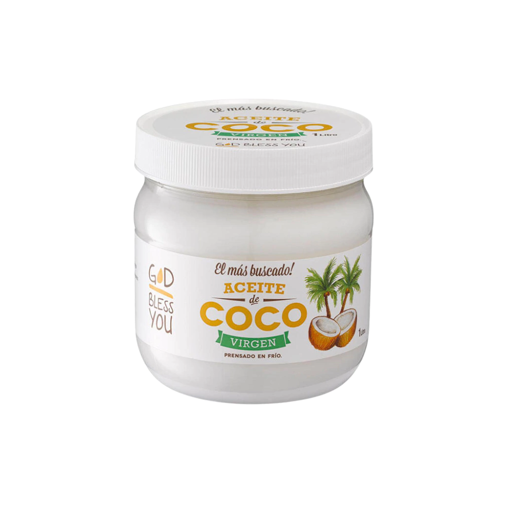 GOD BLESS YOU Aceite de coco virgen 1 L