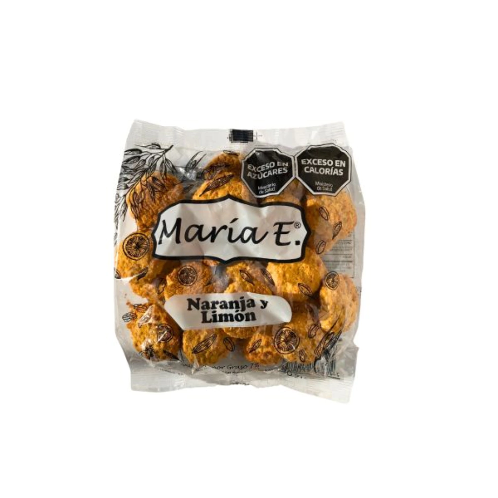 MARIA E Masitas naranja y limón sin azúcar 215 gr