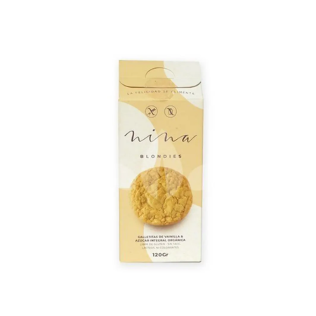 galletitas nina blondies sin tacc 120g