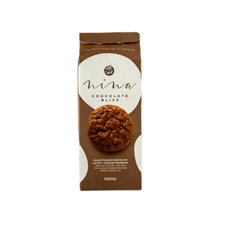 galletita nina chocolate bliss sin tacc 100g