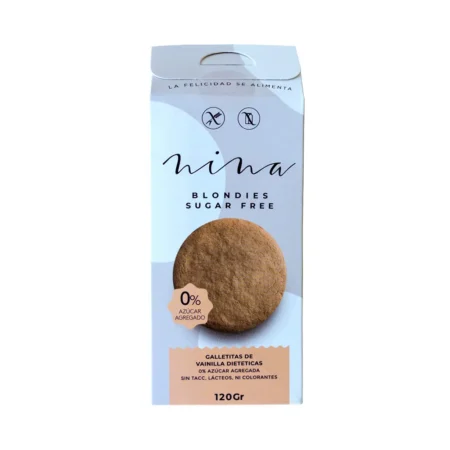 galletitas nina blondies sin azucar sin tacc 120g