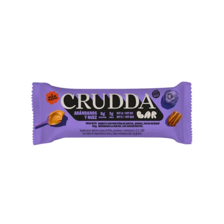 CRUDDA Barra proteíca de arándano y nuez 40 gr