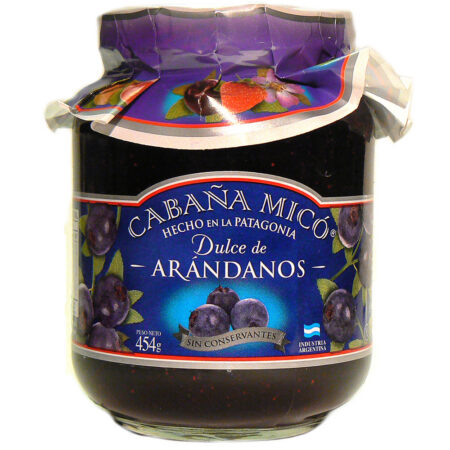 mermelada de arandanos 454g cabaña mico