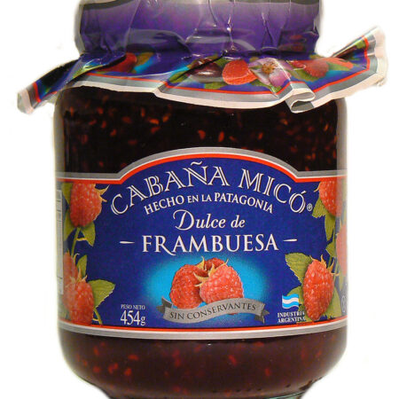 mermelada de frambuesas 454g cabaña mico