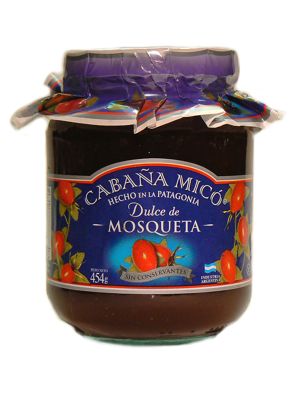 mermelada de mosqueta 454g cabaña mico