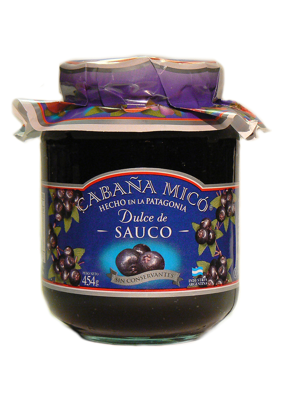 mermelada de sauco 454g cabaña mico