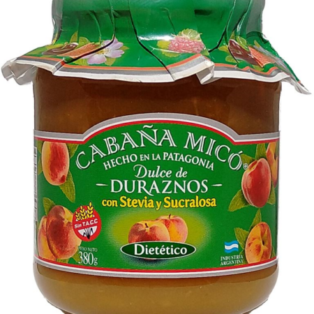 dulce dietetico de duraznos 380g