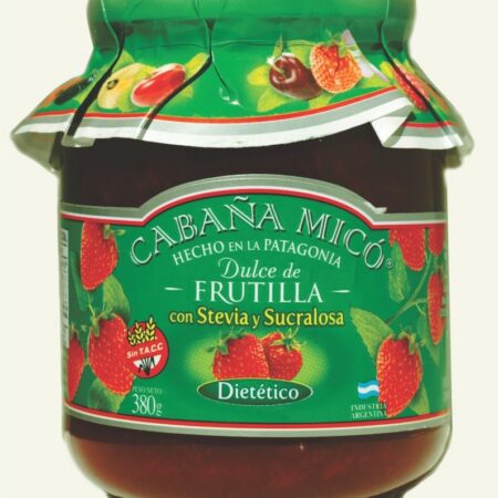 dulce dietetico de frutillas 380g