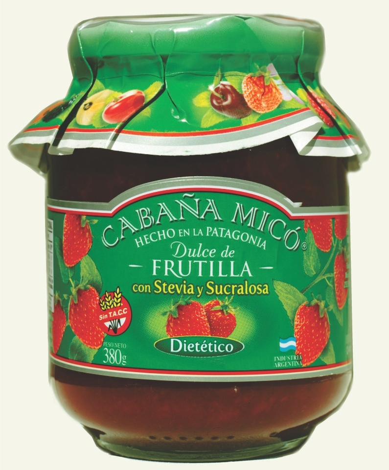 dulce dietetico de frutillas 380g