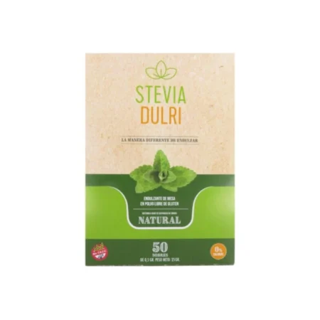 DULRI Stevia edulcorante natural 50 sobres