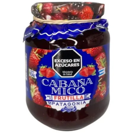 mermelada de frutilla 454g cabaña mico