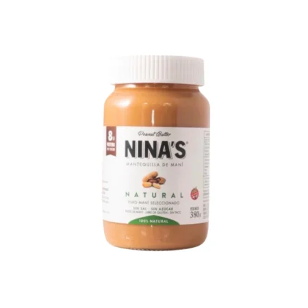 NINAS Mantequilla de maní natural 380 gr
