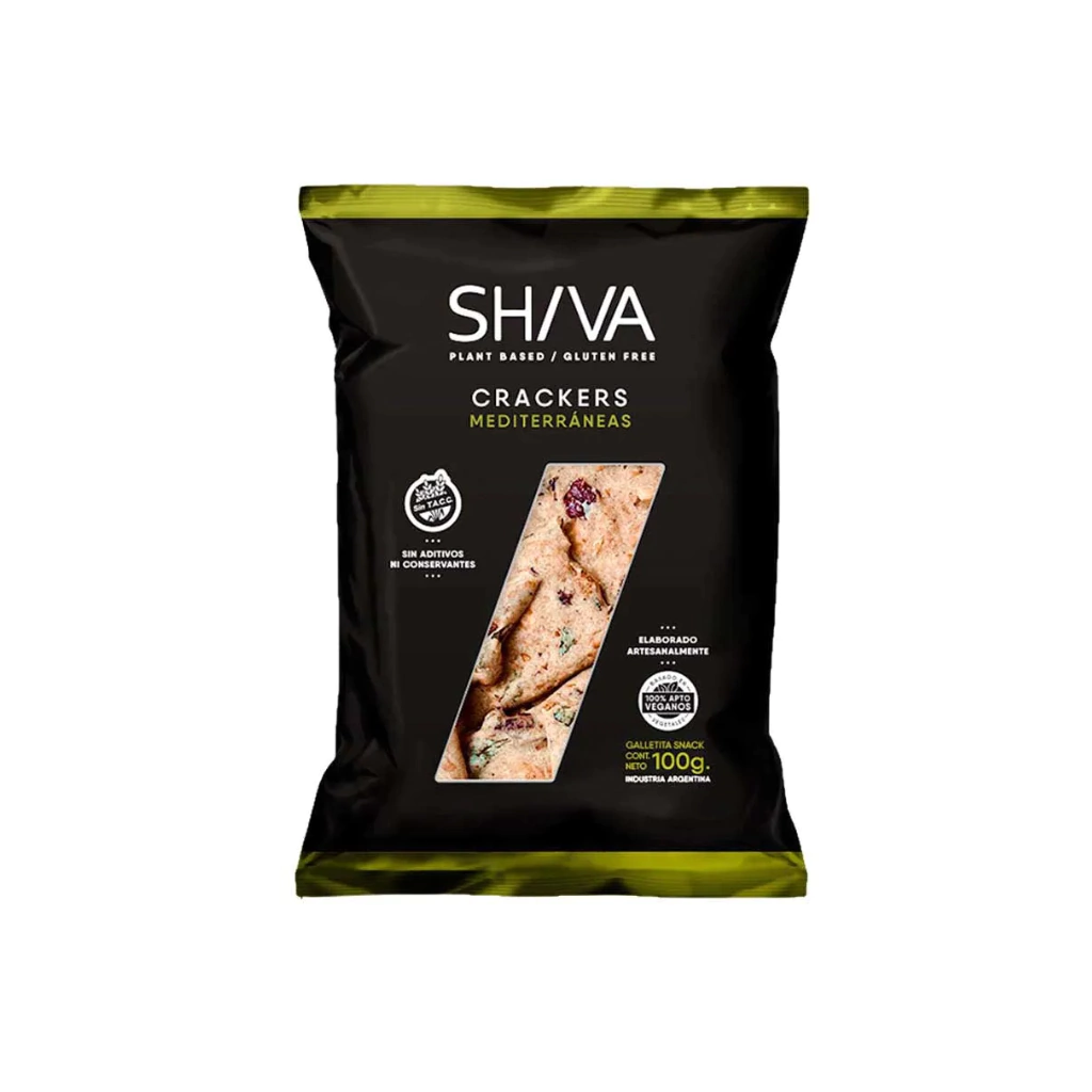 SHIVA Crackers mediterraneas sin TACC 100 gr