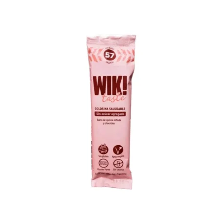 WIK Barrita de quinoa inflada chocolate 20 gr